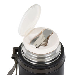 Термос для еды Мастер К, 800 мл, нержавеющая сталь, чёрный фото 3