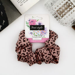 Цена за 4 шт. Резинка для волос «Орбита», элит пятнышки, 8 см, МИКС