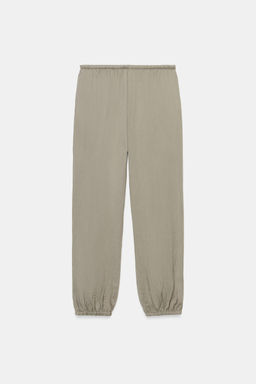 PANTAL?N BOMBACHO CINTURA EL?STICA / Gris topo - Zara фото 8