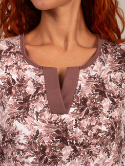 Ночная сорочка женская футер начёс МАДИНА КОФЕ - Domtrik фото 7