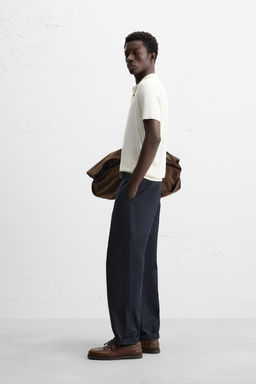 VISCOSE BLEND KNIT POLO SHIRT - Zara фото 13