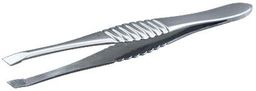 Пинцет 324 (косой, с широкими полосками)
