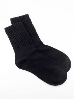 Носки р.35-40 Волны Черные - Krumpy фото 4