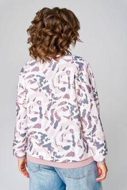 Бомбер Swallow 789 черный+принт леопард  фото 41