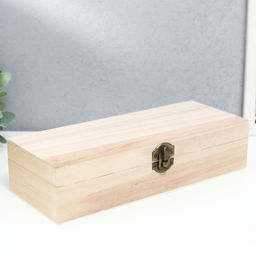 Цена за 6 шт. Шкатулка для росписи дерево «Купюрница», для творчества, декора, 24×9.5×6 см