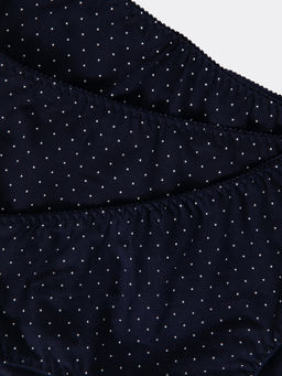 Цена за 2 штуки! Трусы женские макси мультипак (3 шт.) синие в горошек - Mark formelle фото 8