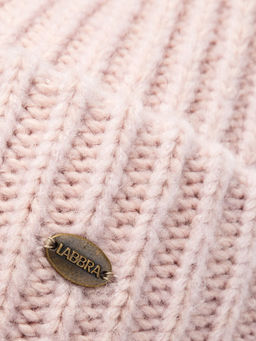 Шапка жен. шерсть+акр LB-A53015 dirty pink - Labbra фото 3