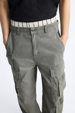 CARGO TROUSERS WITH POCKETS - Zara фото 7