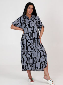 5116 ПЛАТЬЕ ЖЕНСКОЕ (Серый) - А-дина фото 2