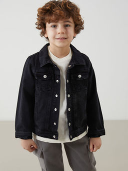 Basic Erkek ?ocuk Jean Ceket