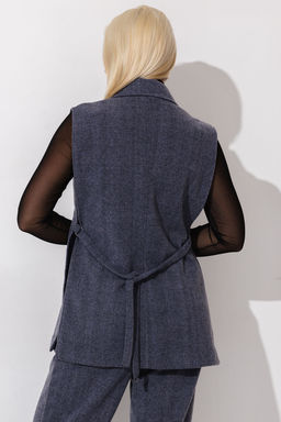 Жилет женский 4371/02/Сиреневый меланж - Rise фото 6