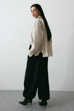 Camisa oversize de popelina - H&m фото 2