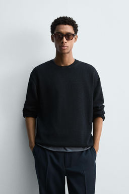COTTON-HEMP SWEATER - Zara фото 2