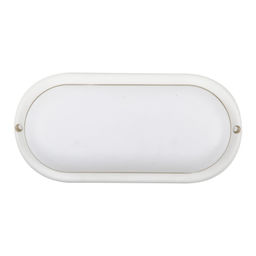 ULW-Q226 12W/4000К IP65 WHITE Светильник светодиодный влагозащищенный. Овал. Белый свет (4000K). 158х84 мм. Корпус белый. ТМ Volpe