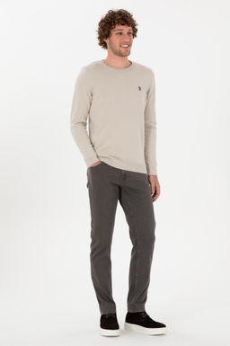 Erkek Slim Fit Bisiklet Yaka Ta_ Basic Kazak - U.s. polo assn фото 4