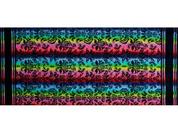 6с102.411ж1 Париж (т.радужка) Полотенце махровое 67х150см