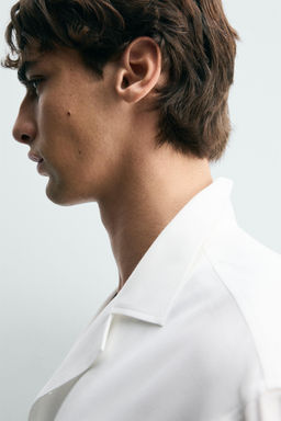 CAMISA FLUIDA BOXY FIT / Blanco roto - Zara фото 7