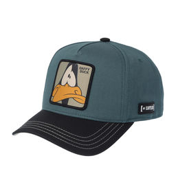 Бейсболка CAPSLAB арт. CL/LOO12/1/CT/DAF2 Looney Tunes Daffy Duck (темно-бирюзовый / черный)