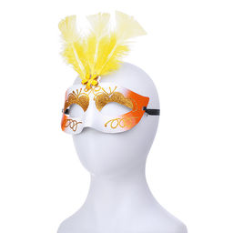 Маска карнавальная "Маскарад" с перьями