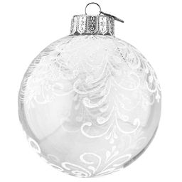 (цена за 2 шт) Елочный шар Воздушный 6,5см индивид.уп.