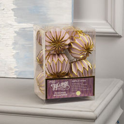 Гирлянда Нить 2 м с насадками Розовый фонарик, IP20, прозрачная нить, 10 LED, от батареек АА?2, свечение тёплое белое - Luazon lighting фото 6