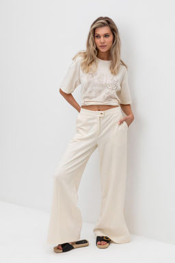 VERY NEAT _ ЕВТ 4089/сливочный брюки жен