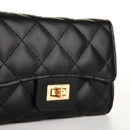 Сумка женская, мессенджер на магните, цвет чёрный - Simaland фото 4