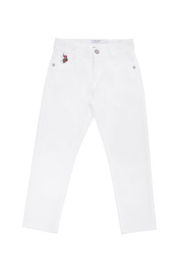 U. S. Polo Assn Белые брюки из плотной ткани для мальчика - U.s. polo assn фото 3