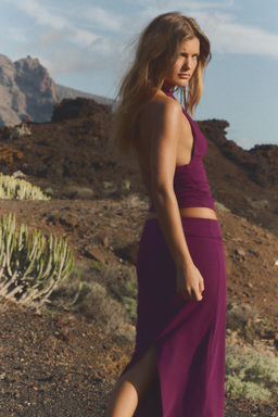 HALTER GATHERED TOP - Zara фото 4