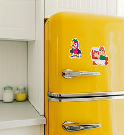 Кристальная (алмазная) мозаика ФРЕЯ CMF-ALVM-097 магнит Карлсон 10 х 10 см