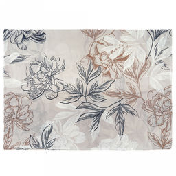 Наволочка 50х70см "Симфония" беж, с клапаном-запахом, бязь 121г/м2, хлопок 100%, упаковка ПП 22х30см, "Домашняя мода" (Россия)