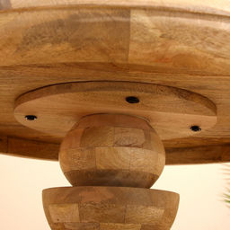 Столик кофейный, 78×78×43 см, манговое дерево