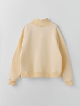 Толстовка женская желтая с полузамком - Mark formelle фото 6