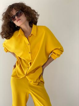 9406 Костюм летний в цвете шафран - Martichelli фото 15