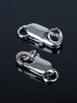 Замок карабин СМ-562-8, 5 шт. 14 мм, цвет серебро