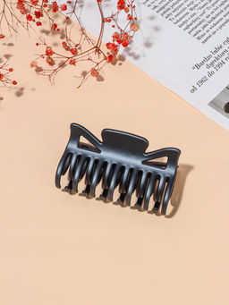 Цена за 12 шт. Крабик для волос «Двойной зубец», бант, 8 см, МИКС