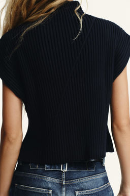 RIBBED KNIT VEST - Zara фото 11
