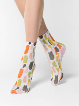 Цена за 2 пары. Носки Классические CONTE Лимитированные носки с принтом Colour 36-39