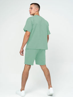 Мужской костюм из хлопкового футера - Solo mio фото 6