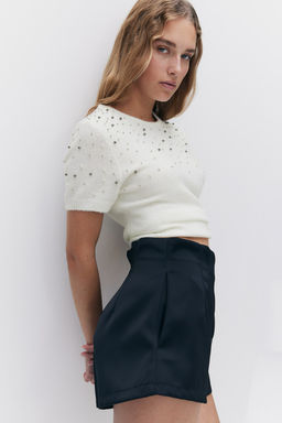 Top en punto fino con detalles decorativos - H&m фото 4