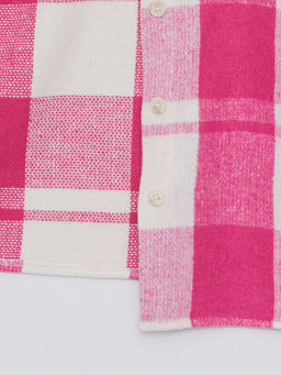 Ekose Uzun Kollu K?z ?ocuk G?mlek Ceket - Waikiki фото 3