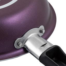 Violet Сковорода с антипригарным покрытием д16см, h4,5см, s1,8мм, бакелитовая ручка (Россия) - Домашняя мода фото 8