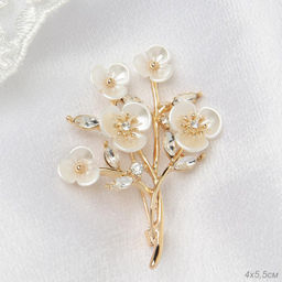 Брошь Цветок / 5389 G /уп 12/