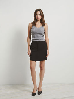 V Yaka ?p Ask?l? Kad?n Triko Atlet