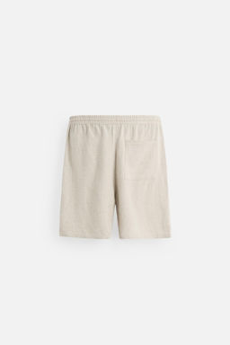 LINEN BLEND BERMUDA SHORTS - Zara фото 7