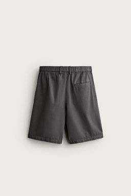 BERMUDA LAVADA RELAXED FIT / Gris - Zara фото 6