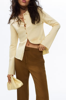 Pantal?n amplio con cintura el?stica - H&m фото 9