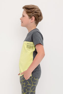 КР 302228/тем.серый меланж,фисташковый к422 фуфайка для мал - Crockid фото 4