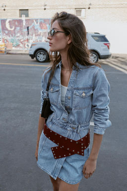 Z1975 SHORT DENIM DRESS - Zara фото 14