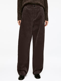 Pantalones de pana con pernera de barril - H&m фото 5